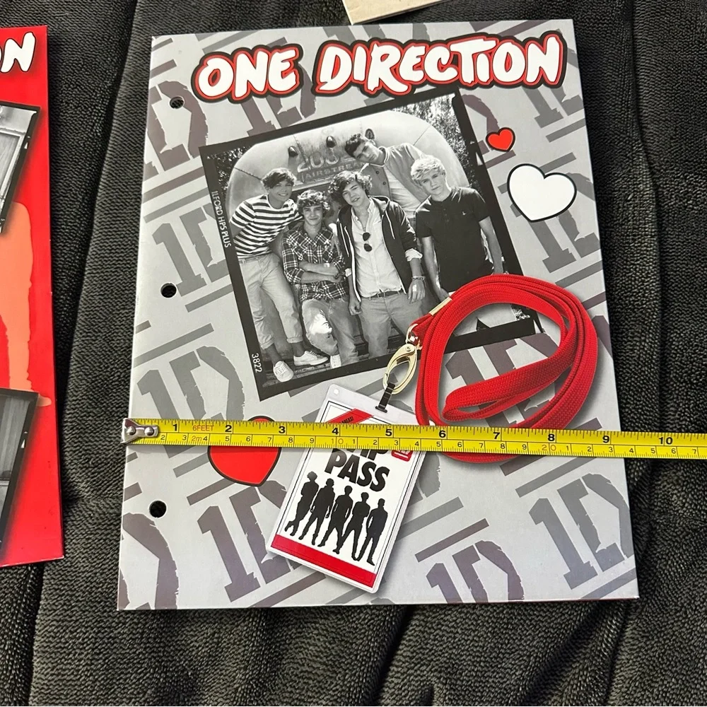 NWOT Y2K One Direction Themed Folder BUNDLE Set Of 4